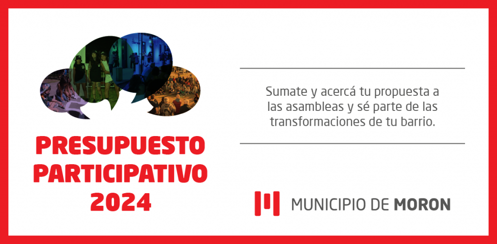 Morón pone en marcha el Presupuesto Participativo 2024
