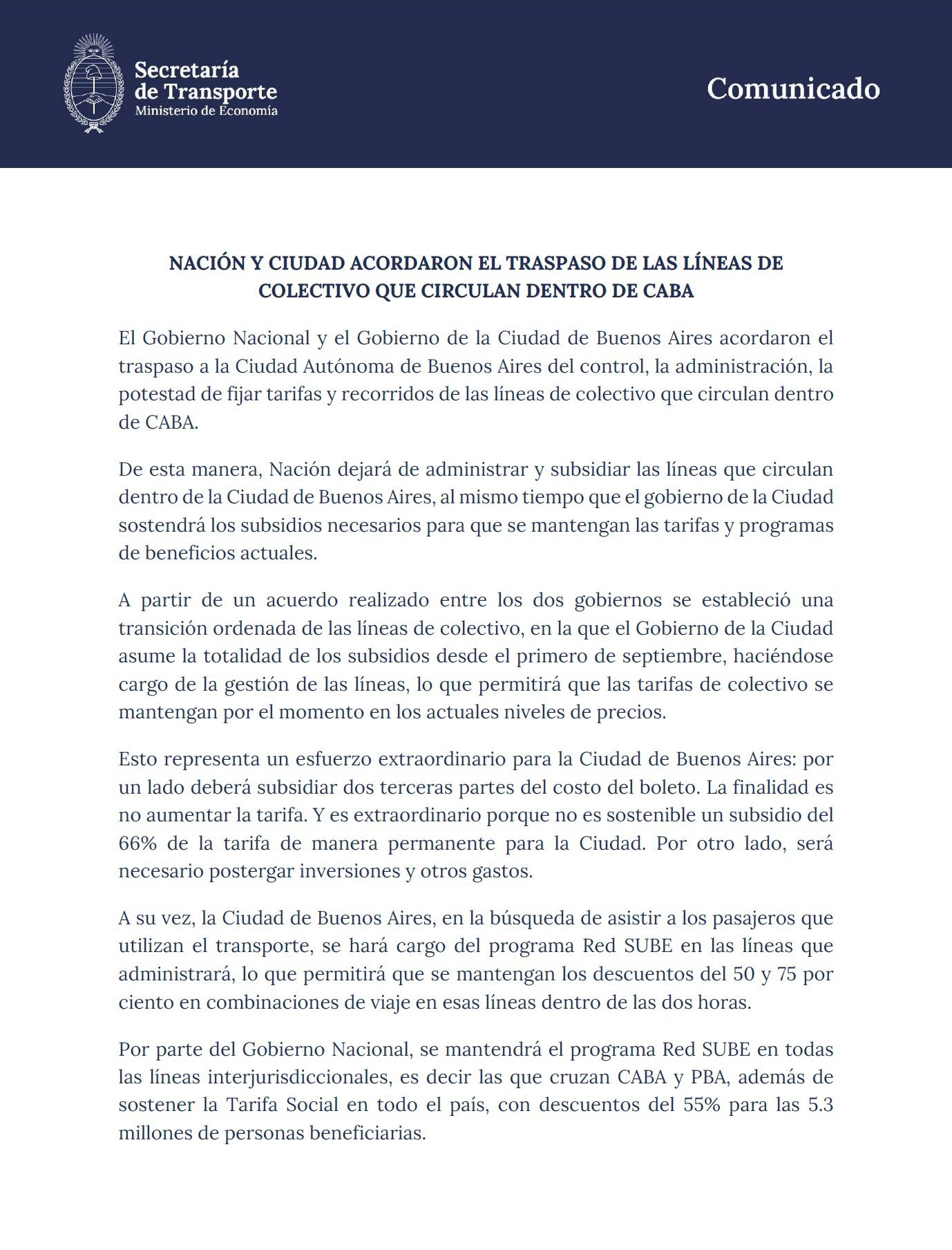Milei y Jorge Macri cerraron el traspaso a la Ciudad de 31 líneas de colectivos